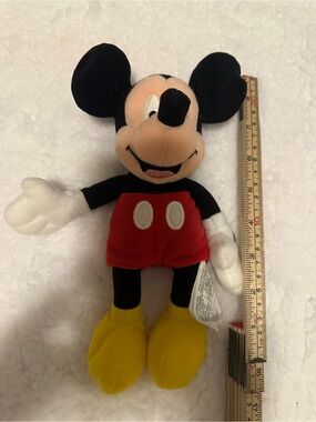 Disney Mickey Mouse Plush - Disneyland 50th Anniversary collectible